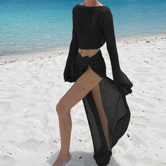 BAECATION knit cover up
